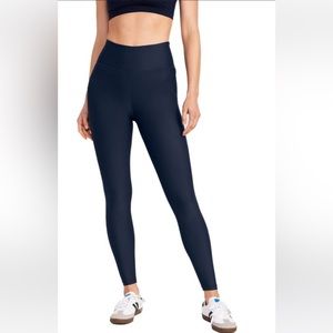 Old Navy Powersoft High Rise 7/8 Pocket Leggings Navy Size Large